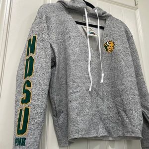 PINK Victoria’s Secret - North Dakota State University Hooded Sweater - Size SM
